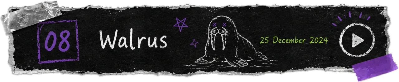 Walrus! — listen